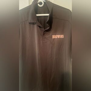 CLE Browns XL polo shirt